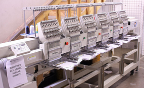 ID#1155 - Brother BES 1260 BC Commercial Embroidery Machine.  Year 1999 : 6 : 12 - www.TheEmbroideryWarehouse.com